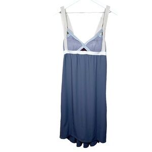 VPL Womens Insertion Narrow Midi Dress in Grey Size 4 NWT Adjustable Straps